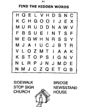 word search puzzles for kids